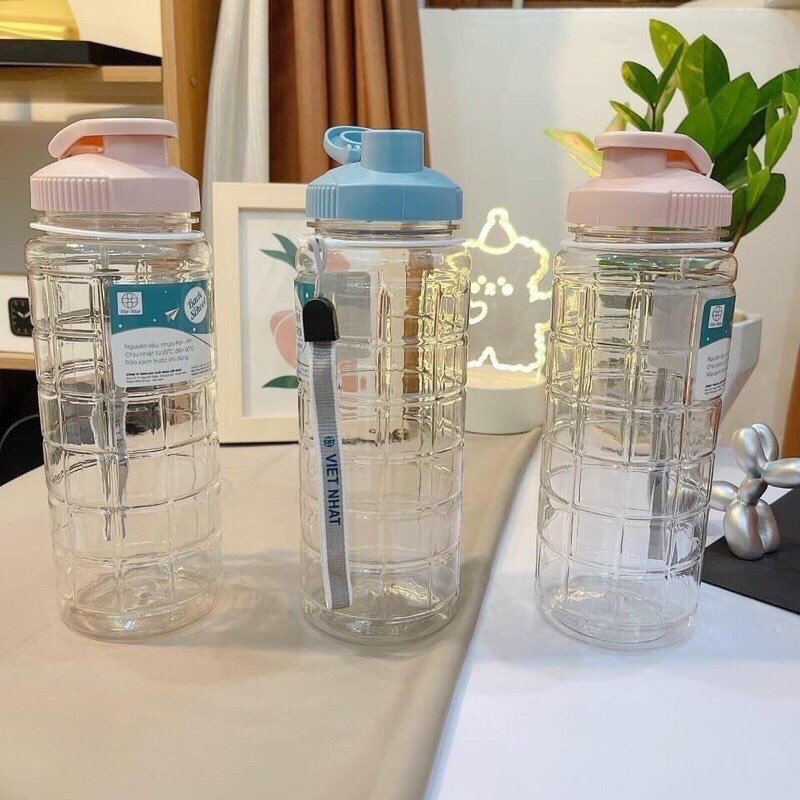 BÌNH ĐỰNG NƯỚC VIỆT NHẬT 900ML KÈM DÂY TREO