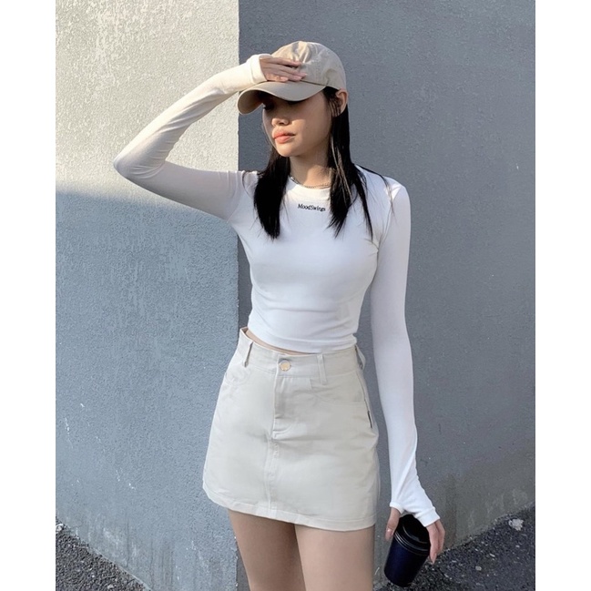Váy da Leather Skirt - MOODSWINGS