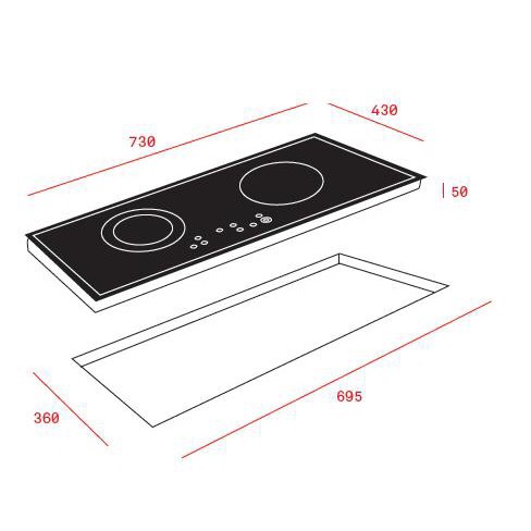 Bếp từ đôi TEKA IZ 7210