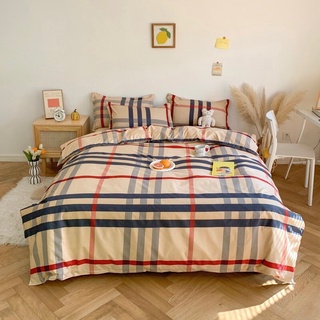 Set chăn ga gối (ảnh thật, chọn mẫu) - họa tiết kẻ