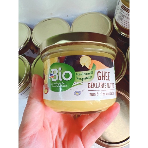 Bơ Ghee Hữu Cơ Bio Đức Hủ 180G Thơm Ngon Date 2/2023