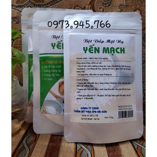 Bột đắp mặt nạ yến mạch bịch 150g