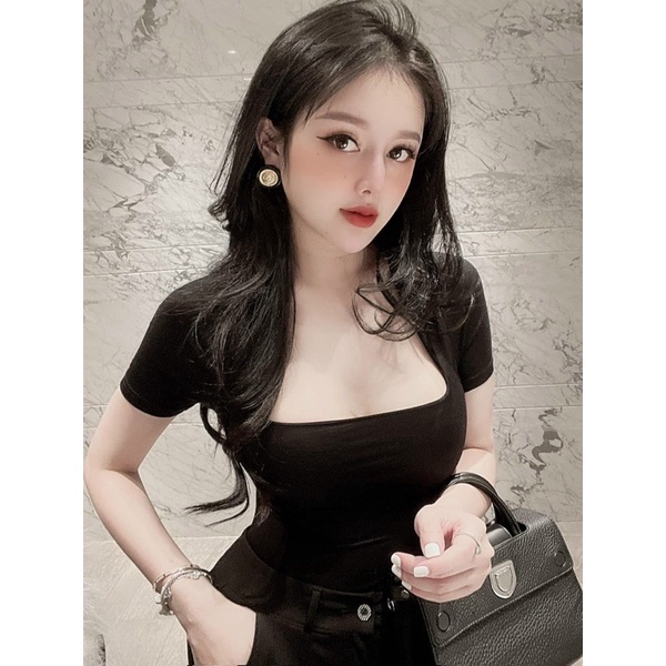 ÁO THUN LẠNH CỔ VUÔNG CHẤT MÁT MS10762 (G4-6)