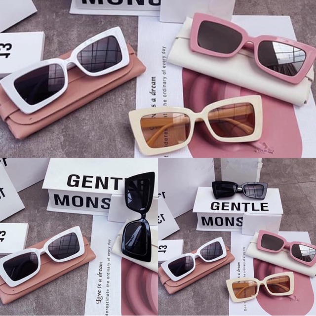 Kính GMT nhiều màu trắng, đen, đỏ, hồng sang chảnh phù hợp mới mọi bộ đồ