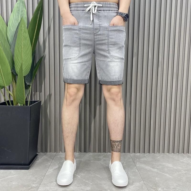 Quần short jean nam ngắn ngố lửng đẹp cao cấp