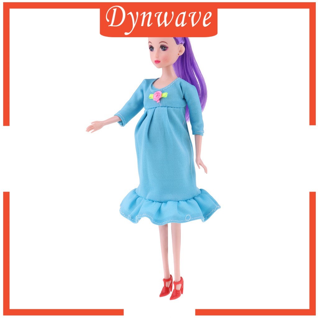 [Dynwave] Đồ Chơi Búp Bê Mẹ Bầu Thật Có Em Bé Trong Cơ Thể Giáo Dục Cho Bé Gái #B