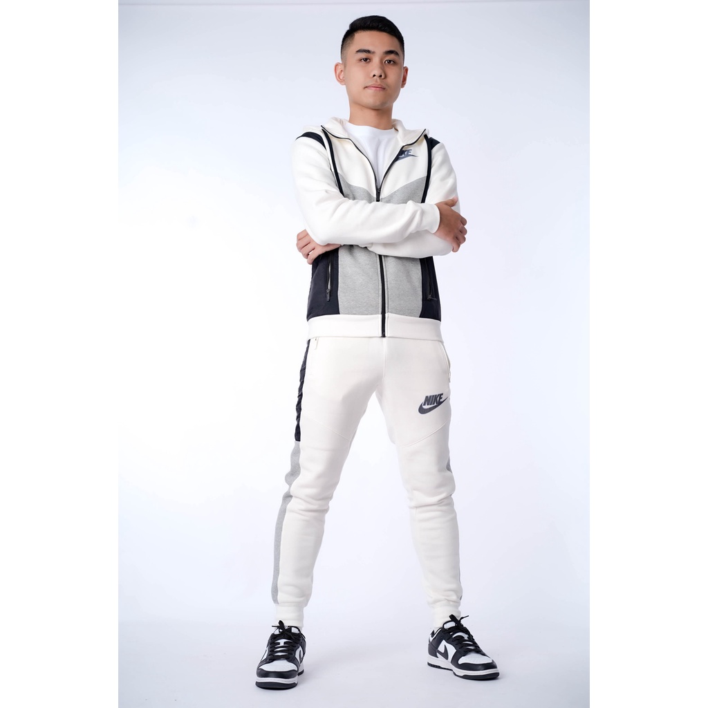 Bộ thể thao nỉ Nike Full-Zip Fleece Dark Grey 2022