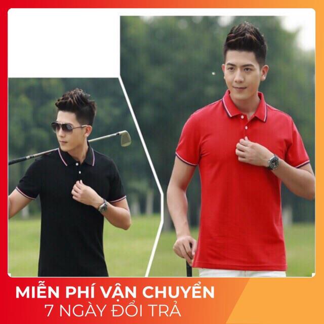 Áo thun nam nữ Polo cổ bẻ ngắn tay nhiều màu cao cấp vải cotton sợi thấm hút mồ hôi thoải mái khi mặc T19