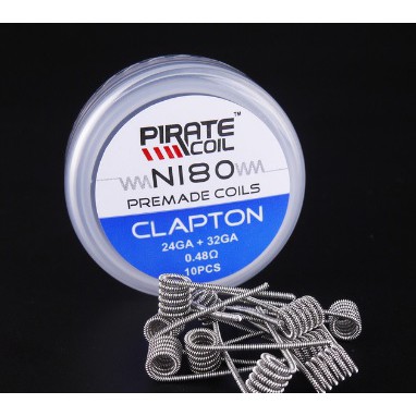 Hộp 10 Cuộn Dây Ni80 Pirate Nichrome Alien / Clapton / Twisted / Flat Ud Rda Rta