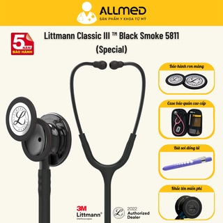 Ống nghe Littmann Classic III ™ màu Black Smoke Finish (Special) 5811 chính hãng 3M Mỹ