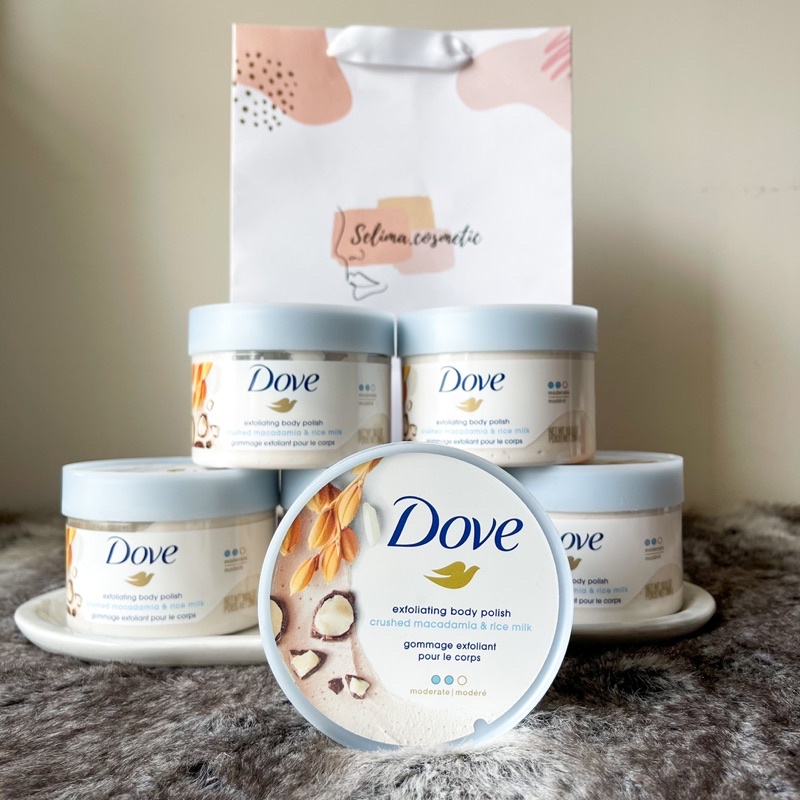 TẨY TẾ BÀO CHẾT BODY DOVE EXFOLIATING BODY POLISH (bản đức)