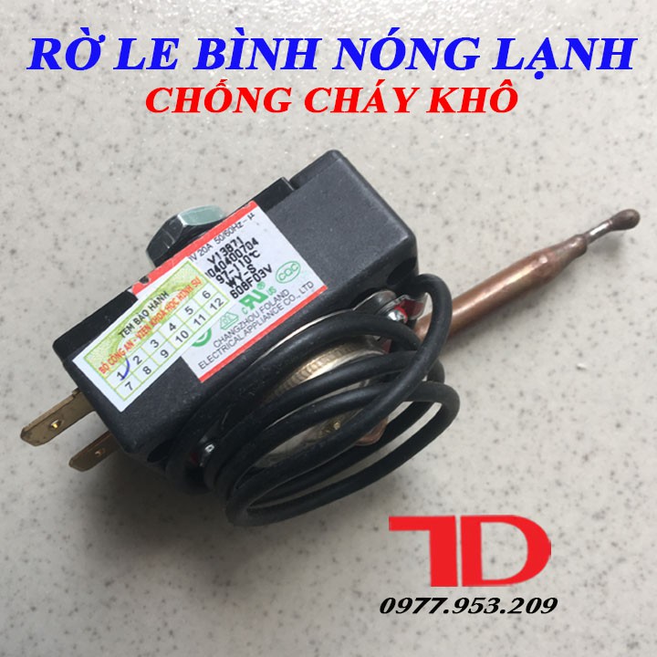 Rờ le Bình Nóng Lạnh, Rờ le chống cháy khô 2 chân