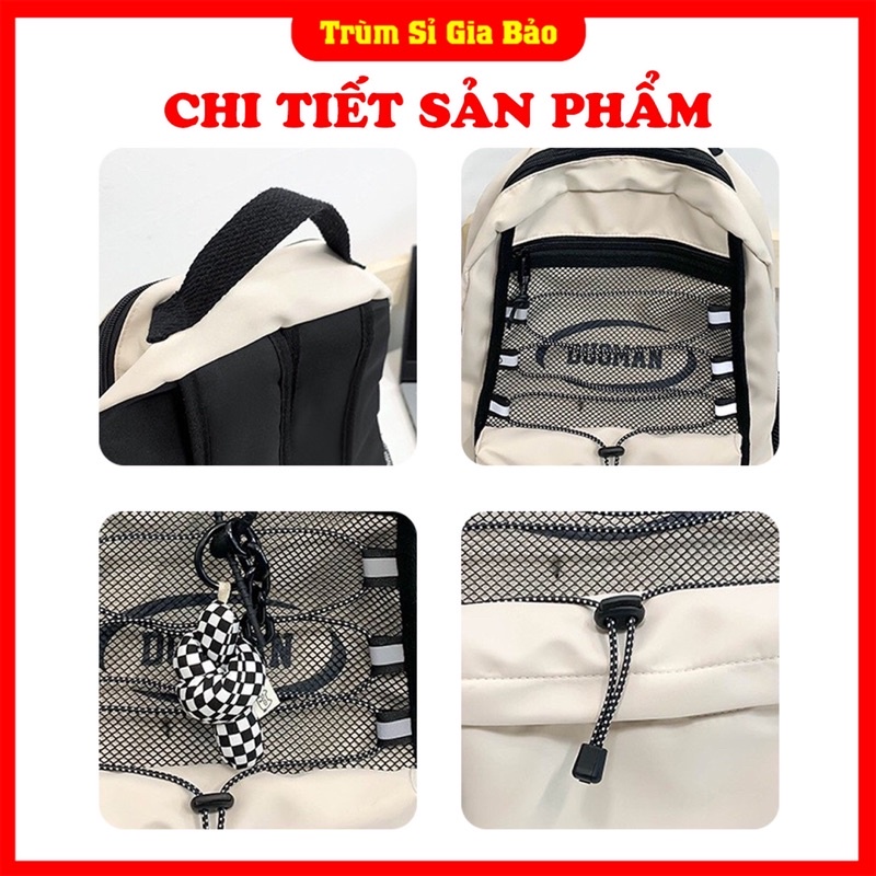 Cặp đi học nam nữ Ulzzang basic thời trang, balo túi sách laptop - du lịch phong cách Unisex cho học sinh, sinh viên