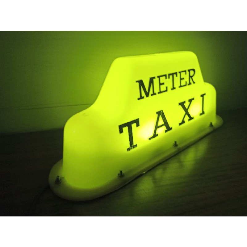 Mào taxi chữ A đế nam châm siêu chắc, có đèn led siêu sáng
