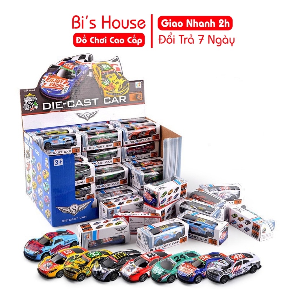 Xe mô hình tỉ lệ 1:64 giành cho bé yêu ( 1 chiếc) - đồ chơi Bi House