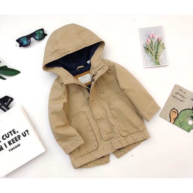 Áo khoác kaki bé trai