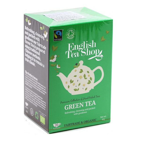 Trà Organic Hữu Cơ, Thảo Mộc Tự Nhiên Hiệu English Tea Shop 40g(100% UK)