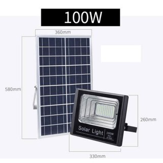 ĐÈN PHA NĂNG LƯỢNG MẶT TRỜI SOLAR 100W IP67