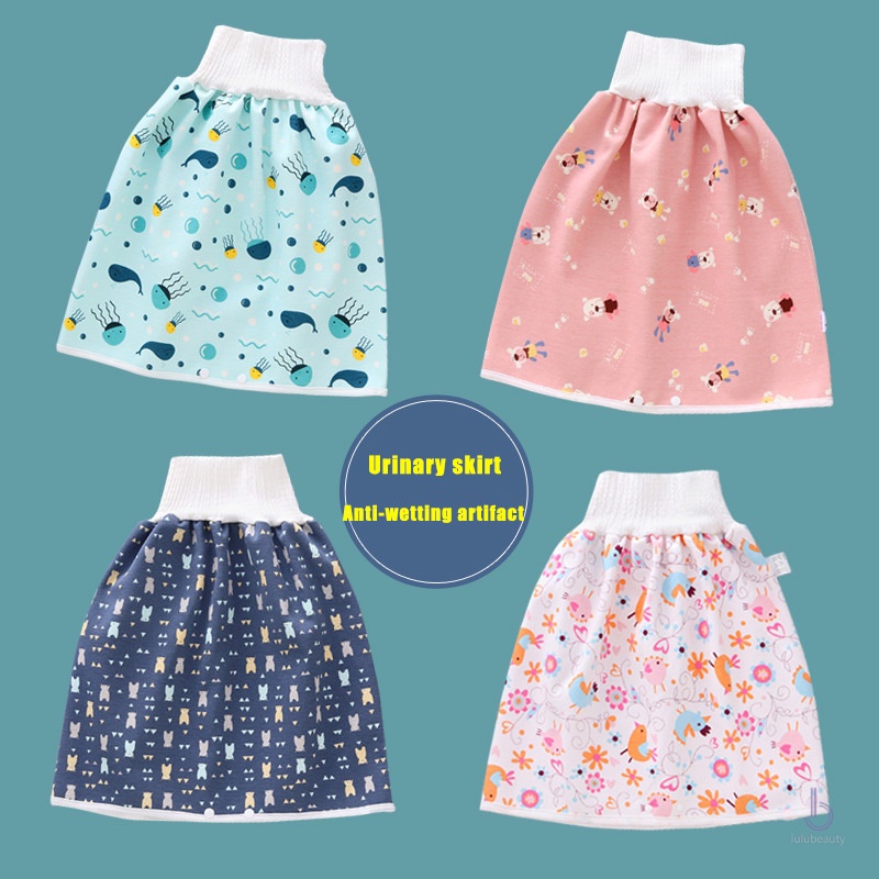 Váy quần mặc tã 2 trong 1 chống thấm nước chống tràn có thể giặt sạch cho bé