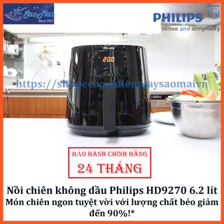 Mua Nồi chiên không dầu cao cấp Philips HD9270 size XL