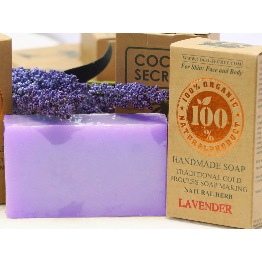 XÀ BÔNG HANDMADE DẦU DỪA LAVENDER | BigBuy360 - bigbuy360.vn