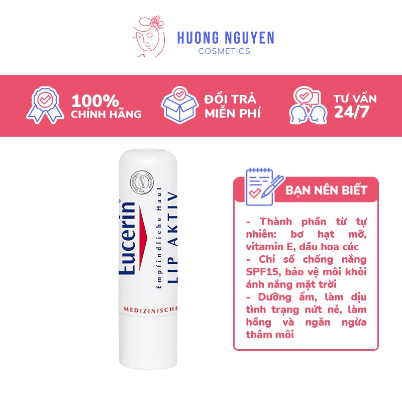 Son Dưỡng Môi Eucerin Lip Active 4.8g