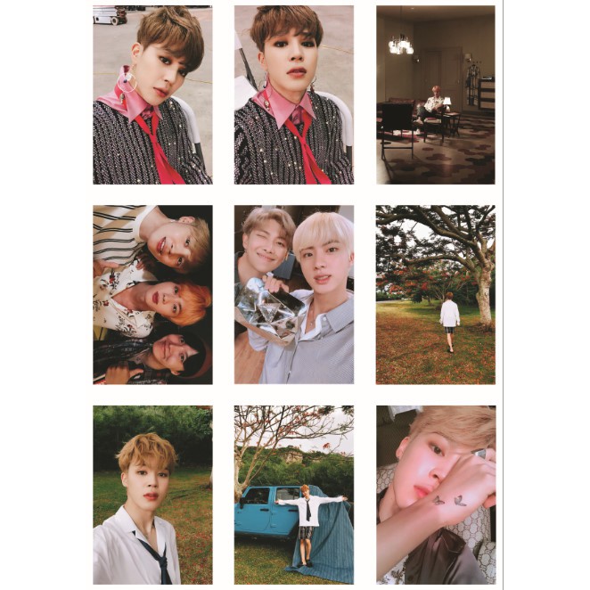 Lomo card ảnh BTS update Twitter 6 full 63 ảnh