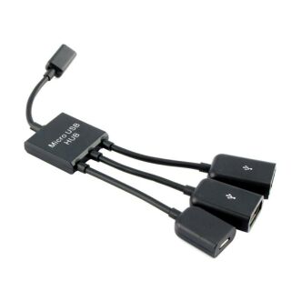 Cáp Chia OTG 3 Cổng - Hug OTG 3 in 1