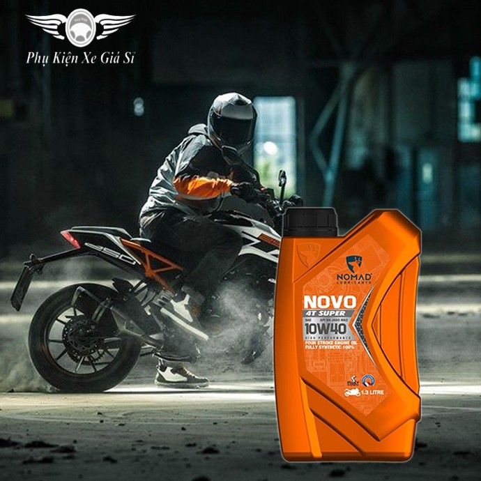 Nhớt Xe Máy Tổng Hợp Toàn Phần NOMAD 1.3 Lít API SN- JASO MA2 5W40 Xe Phân Khối Lớn, Satria, Raider NK DUBAI MS3745