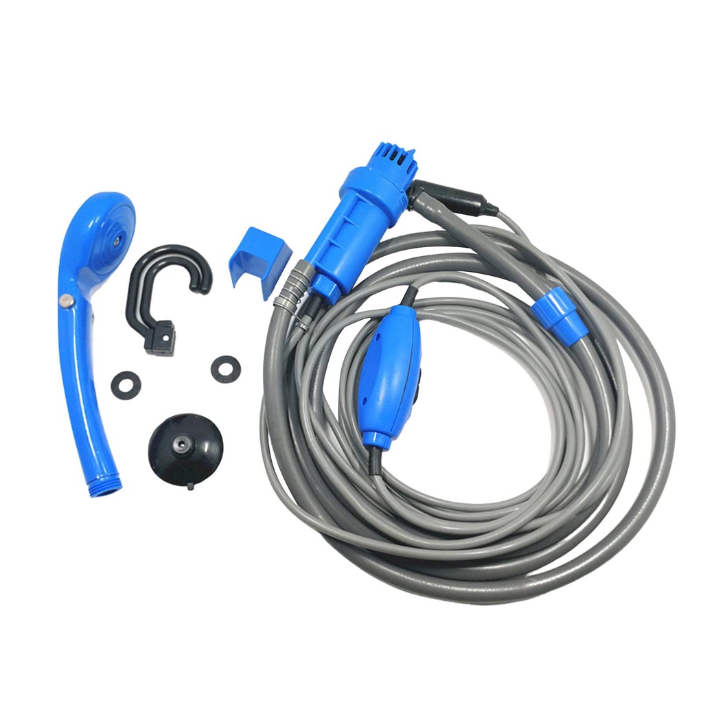 Vòi Hoa Sen Điện Tử 12V Kèm Đầu Bơm Cho Xe Hơi/Leo Núi/Cắm Trại