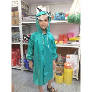 Áo MƯA KHỦNG LONG TRẺ EM