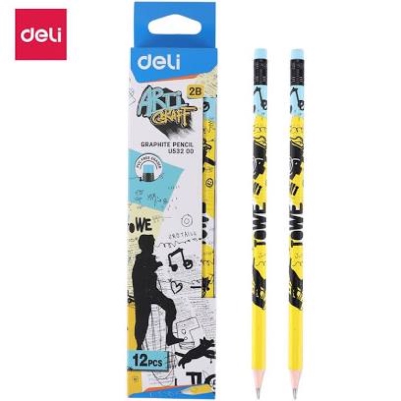 Bút Chì Gỗ 2B EU53200 - Deli 1 Cây