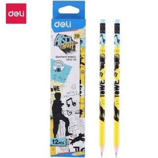 Bút chì gỗ 2b eu53200 - deli 1 cây