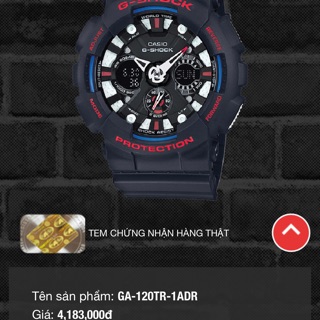 Đồng hồ nam Casio G-Shock GA-120TR