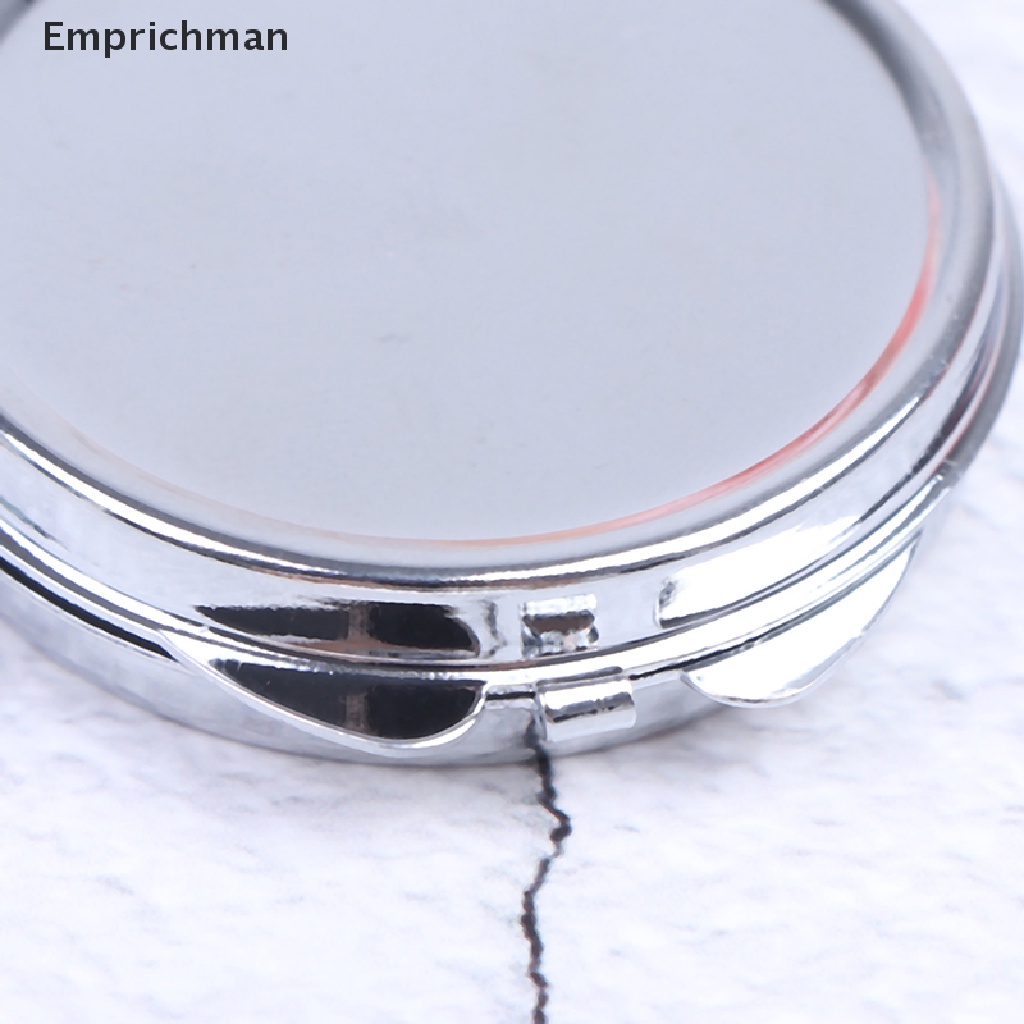 Móc Khóa Kim Loại Mặt Gương Gấp Gọn Tiện Lợi