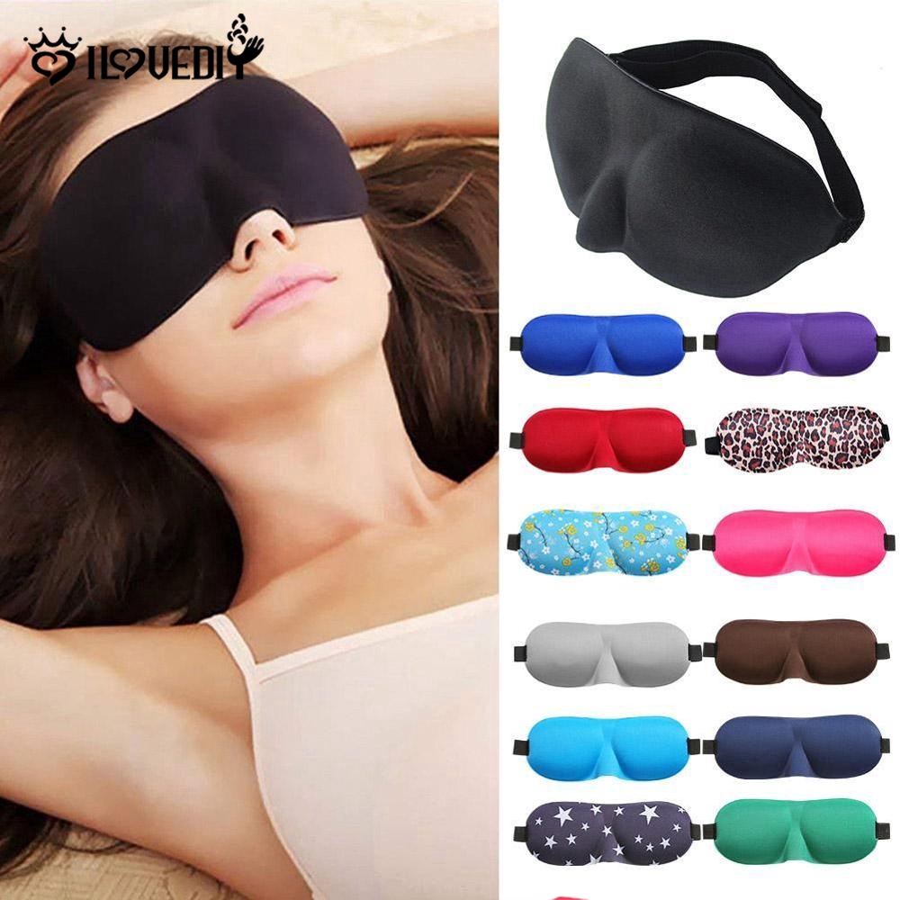 Miếng Bịt Mắt Ngủ Mềm Mại 3D Tự Nhiên Che Mắt Khi Đi Du Lịch