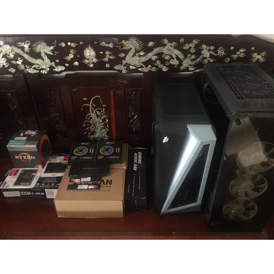 Bộ máy tính Live Stream và Thiết kế đồ họa ( R5 2600 + 8GB + RX580 8GB + SSD 12GB + HDD 500GB + PSU 700W CST 80Plus ) | BigBuy360 - bigbuy360.vn