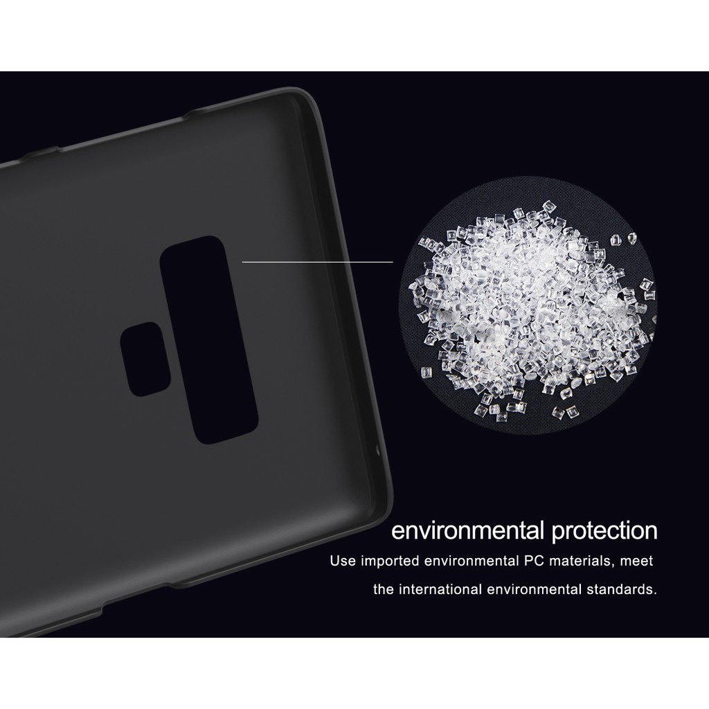Ốp lưng Nillkin cho Samsung Galaxy Note 9 note9 - chính hãng Nillkin dạng sần hạn chế bám vân tay