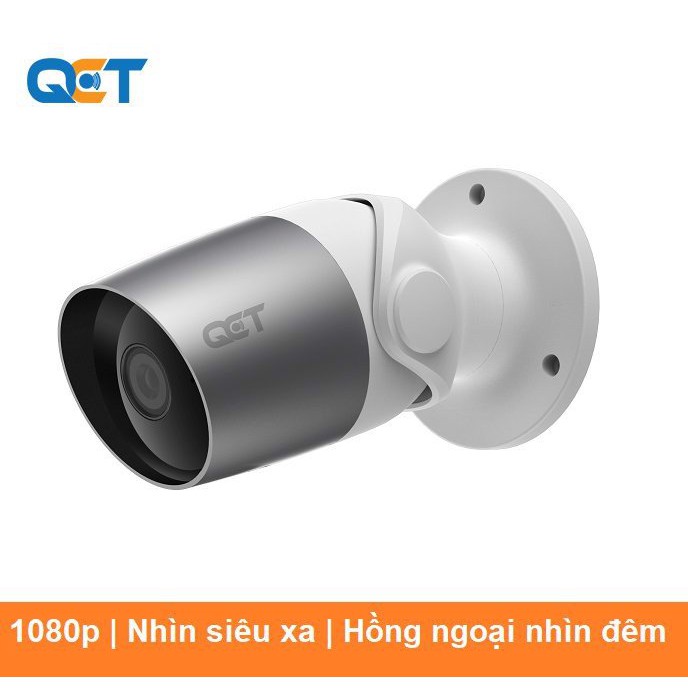 Camera wifi ngoài trời thông minh ip QCT 1080p Quốc Tế