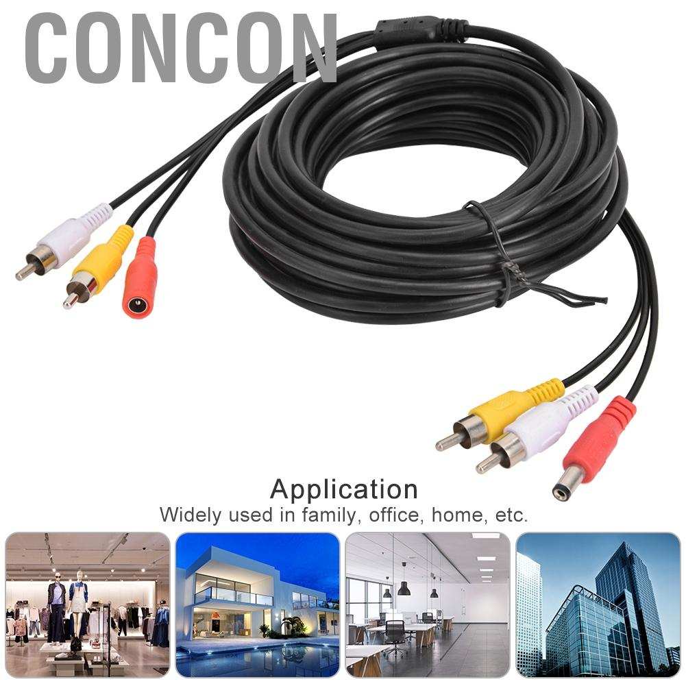 Dây cáp nối dài 3 trong 1 cho Camera sau xe hơi CCTV | BigBuy360 - bigbuy360.vn