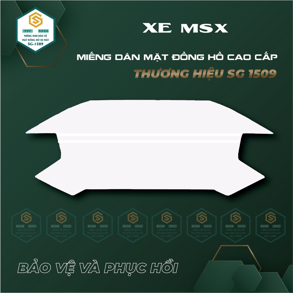PPF MSX, MIẾNG DÁN MẶT ĐỒNG HỒ XE MSX, PPF CAO CẤP