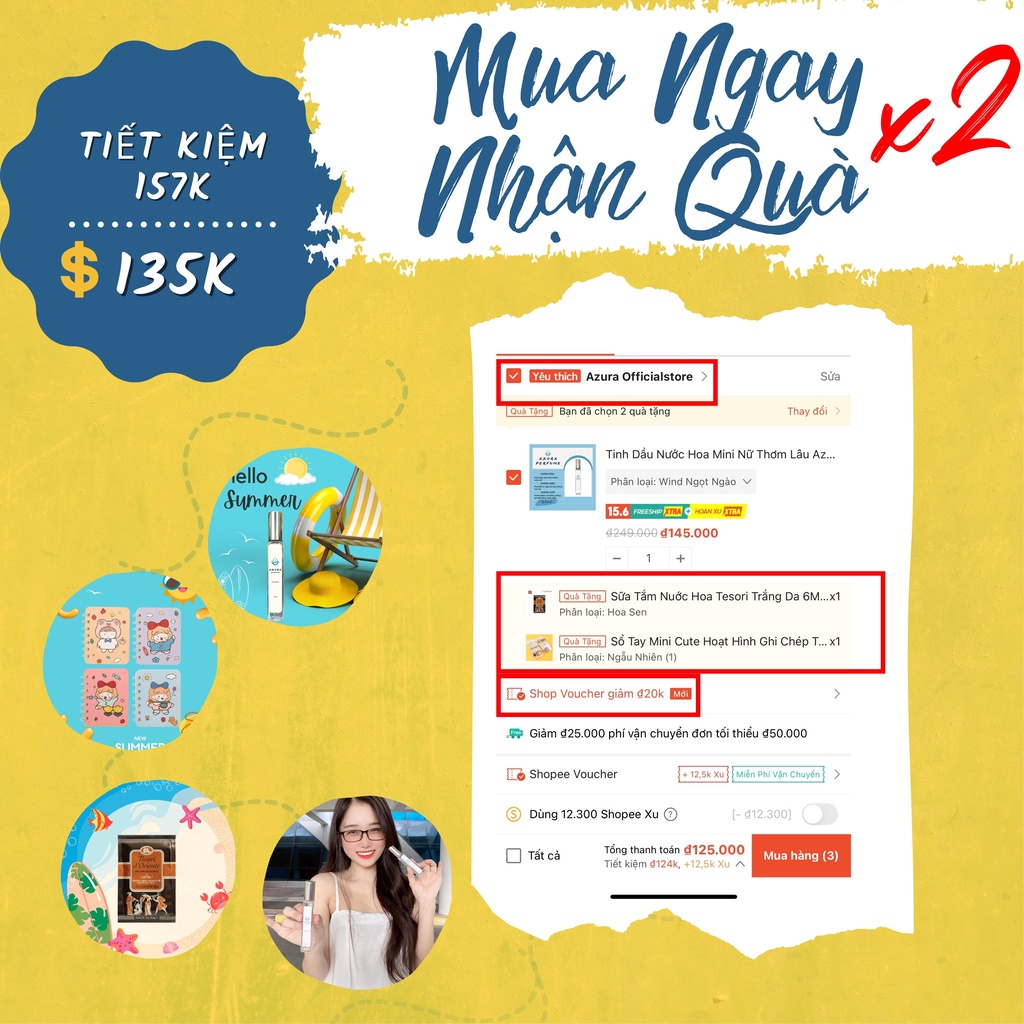 Tinh Dầu Nước Hoa Nam Azura Blue Nam Tính Lịch Lãm Chững Chạc Thơm Lâu Lưu Hương 12 Giờ Dạng Chai Xịt 12Ml