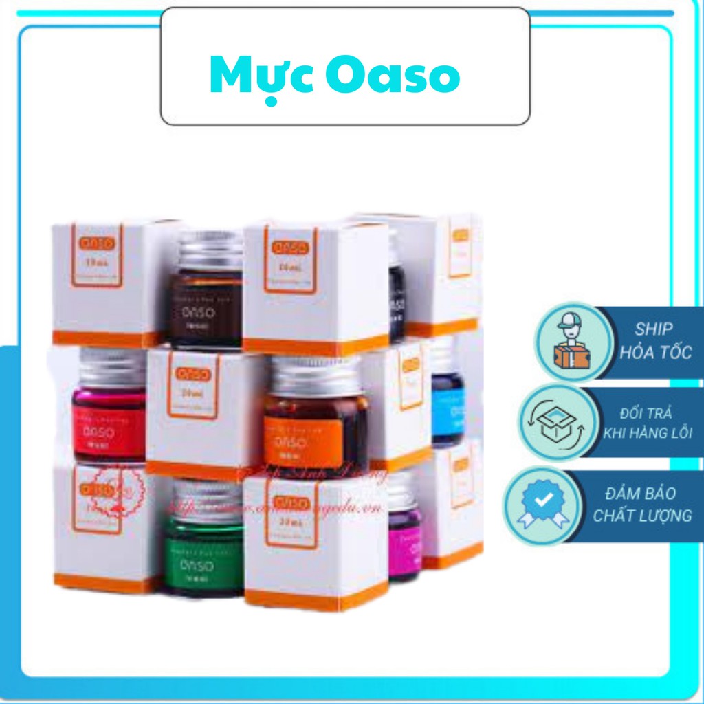 Mực Oaso | Mực viết bút mài nét thanh nét đậm