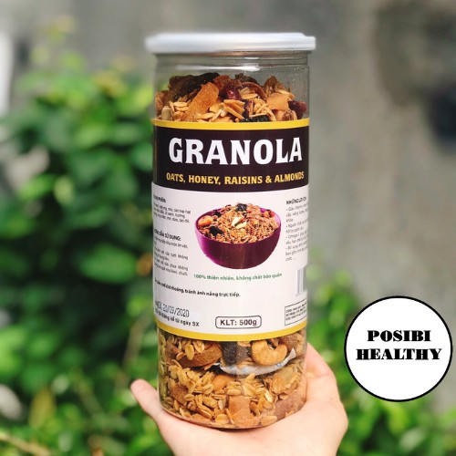 ❌❌ Granola Hạt Mix Không Đường Phù Hợp Ăn Chay Ăn Kiêng