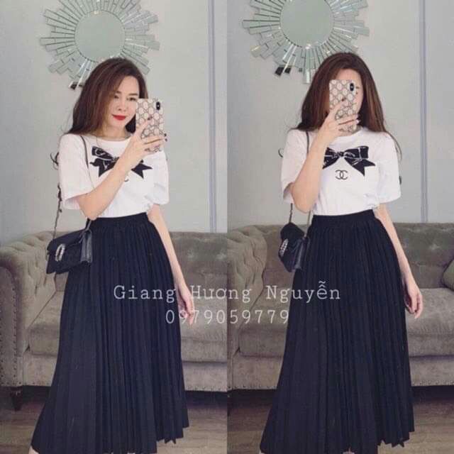 💦 CHÂN VÁY XẾP LY MIDI DẬP LY CỰC ĐEP Ạ 😍freeship 😍 | BigBuy360 - bigbuy360.vn