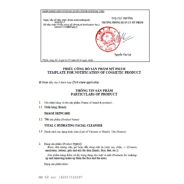 Serum Dưỡng Ẩm Và Chống Lão Hóa Da Image Skincare Vital C Hydrating Anti Aging Serum 7.4ml