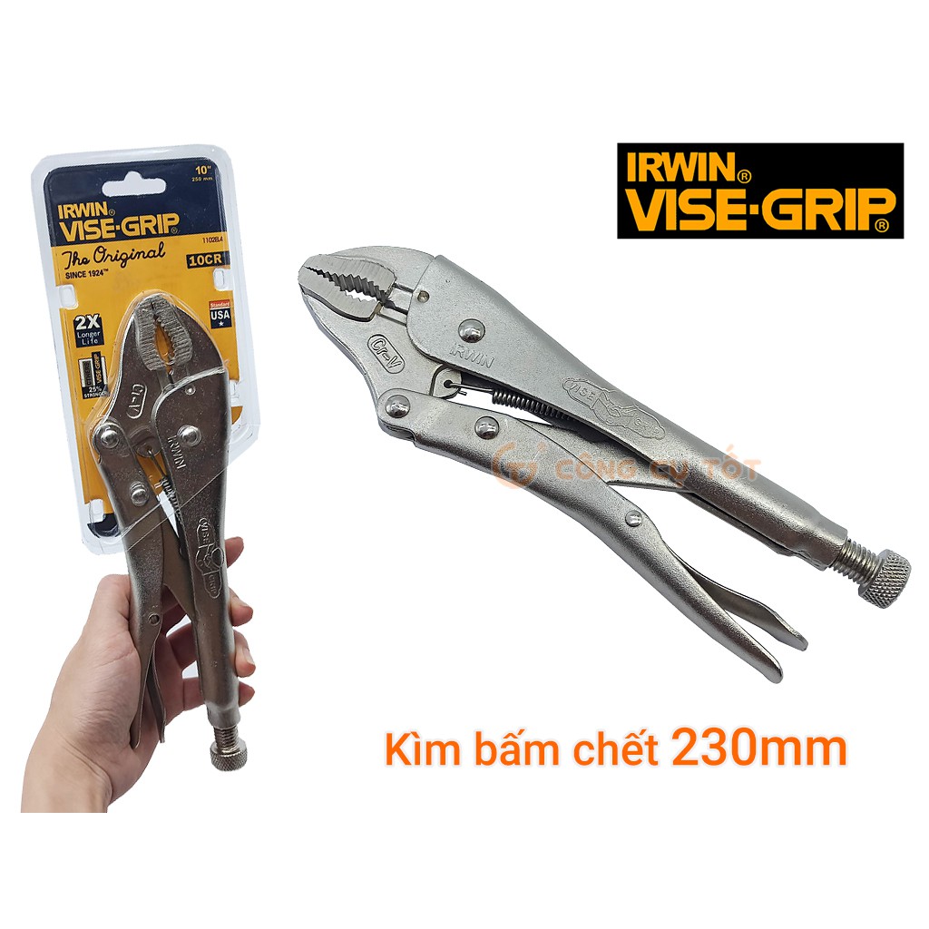 Kìm bấm chết độ bền kép 230mm IRWIN VISE-GRIP