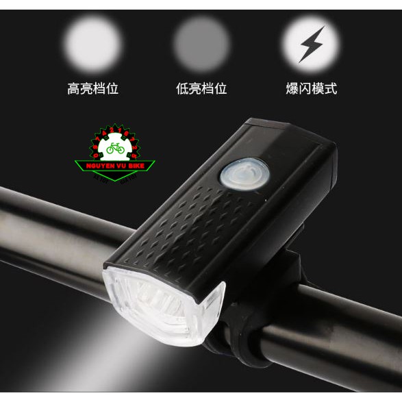 [RẺ VÔ ĐỊCH] Đèn pha xe đạp siêu sáng 300 Lumens