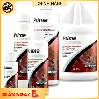 Thuốc Khử Đọc Tố Trong Nước Seachem Prime 100ML 250ML 500ML Khử Nước Mới Khử Clo, Amoniac