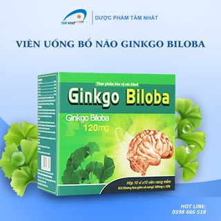 Viên Uống Bổ Não GINKGO BILOBA  COMPLEX Q10- Tăng Tuần Hoàn Máu Não